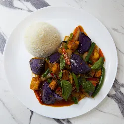 Spicy Eggplant Krapow