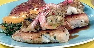 Chicken Breast With Shrimp
