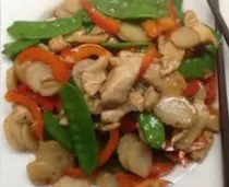 Breast Of Chicken With Chinese Vegetables