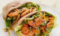 Shrimp Salad Pita Sandwich