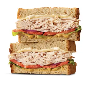 Roast Turkey & Swiss Sandwich