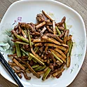 Sautéed Shredded Pork with Tofu & Celery
