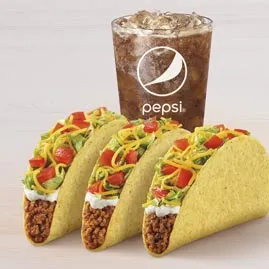 3 CRUNCHY TACOS SUPREME® COMBO