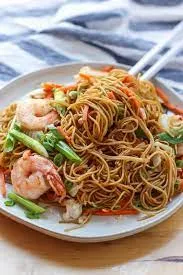 Veg. Seafood Pan Fried Noodle