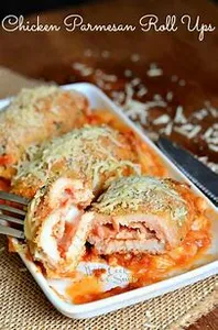 Chicken Parmigiana Roll