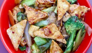 Bean Curd with Garlic Sauce