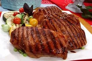 Grilled Pork Chop Lunch
