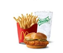 Crispy Chicken Sandwich Combo Meal