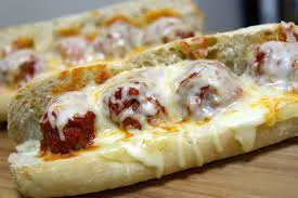 Meatball Parmigiana Hero