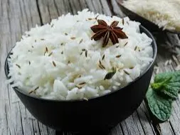 WHITE RICE.