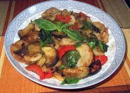 Scallop With Black Bean Sauce Entree