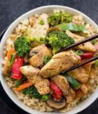 Breast Of Chicken With Chinese Vegetables (Gluten Free)
