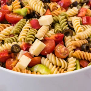 Tri-Color Pasta Salad Platter