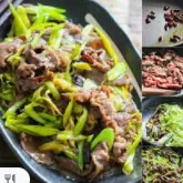 Shredded Beef With Leeks & Hot Peppers