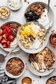 Greek Yogurt With Fresh Fruit And Granola
