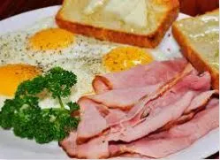 Egg Platter With Ham