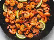 Tangy Spicy Shrimps With Cilantro