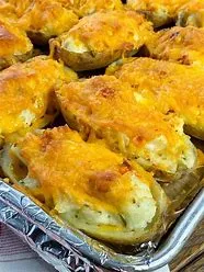 Baked Potato w/ Melted Cheddar & Real Bacon Bits