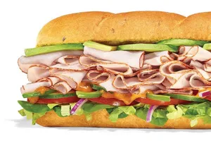 Baja Turkey With Sliced Avocado Footlong Pro (Double Protein)