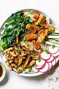 Organic Tofu And Mushroom Bibimbap