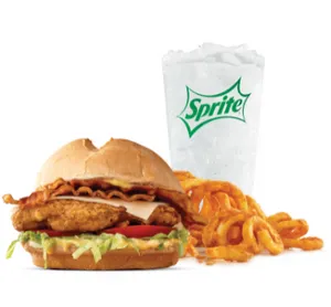 Chicken Bacon Swiss Sandwich Meal (L)