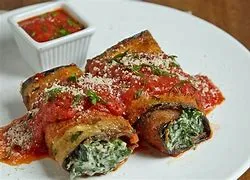 Eggplant Parmigiana Roll