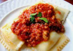 Cheese Ravioli Bolognese