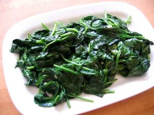 Steamed Spinach