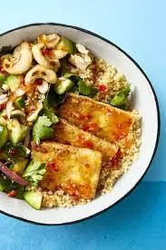 Vegan Crispy Tofu Bowl