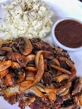 Chopped Sirloin Beef Steak Entree