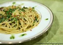 Spaghetti & Broccoli Rabe Pesto