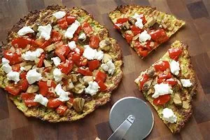 Grilled Zucchini & Goat Cheese Pizza