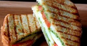 Focaccina Caprese Sandwich