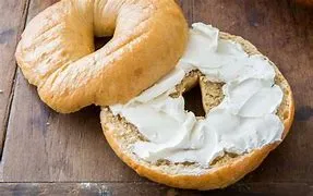 Bagel With Cream Cheese Breakfast