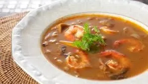 Dried Shrimp, Squash And Vermicelli In Broth