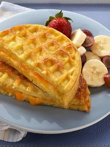 Waffles With Eggs, Any Style