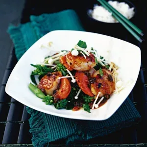 Sea Scallops with Black Bean Sauce 豉汁干貝