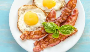 Two Eggs, Any Style With Bacon