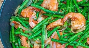 Shrimp with String Bean