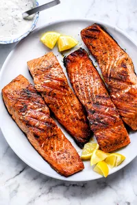 ADD GRILLED SALMON