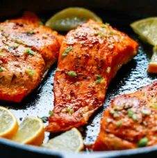 Broiled Atlantic Salmon