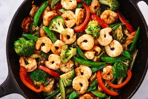 Stir Fried Prawns