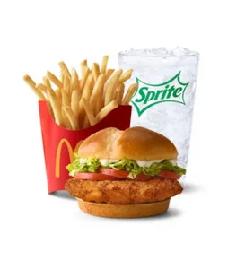 Deluxe Crispy Chicken Sandwich Combo Meal