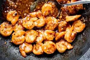 Shrimp with Szechuan Chili Sauce