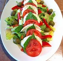 Caprese Salad With Housemade Burrata Mozzarella