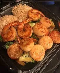 Hibachi Shrimp And Scallops