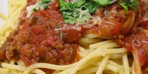 Pasta With Meat Sauce