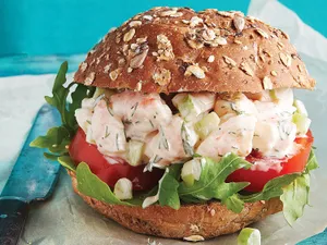 Shrimp Salad Deluxe Sandwich
