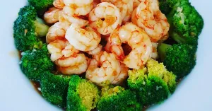 Prawn With Broccoli Entree