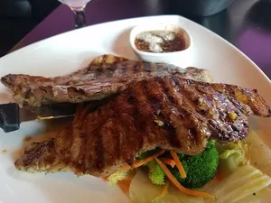 Pork Chop Steak With Black Pepper Sauce